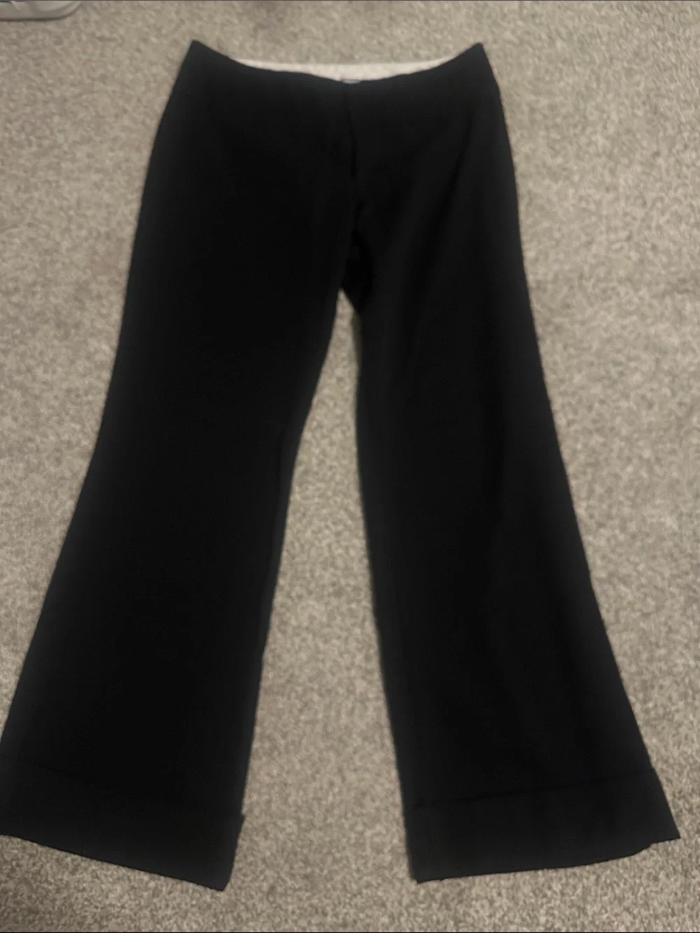 Black Wide-Leg Pants - Classic Comfort